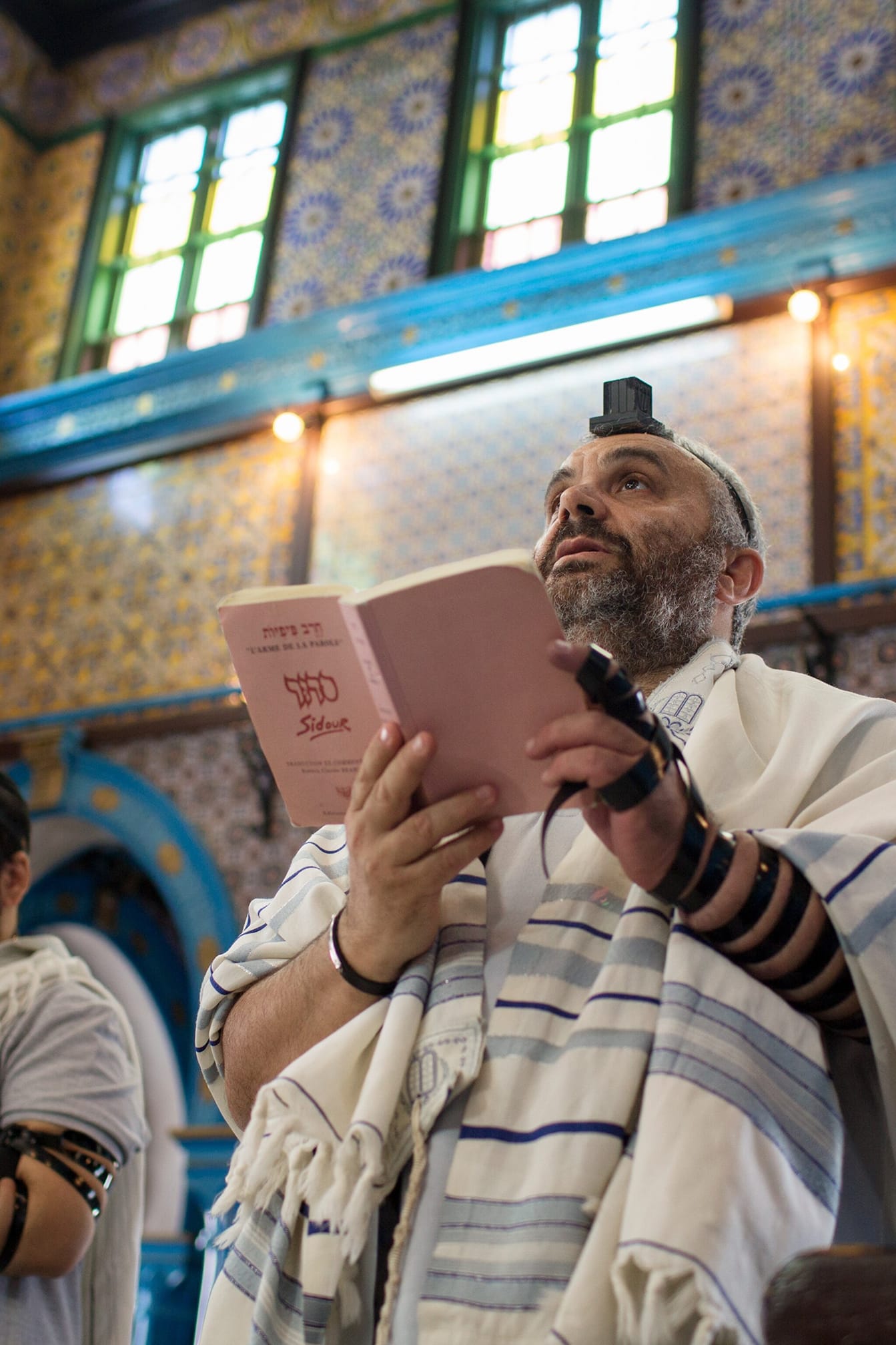 Persian Tallet in Djerba (El Ghriba synagogue)